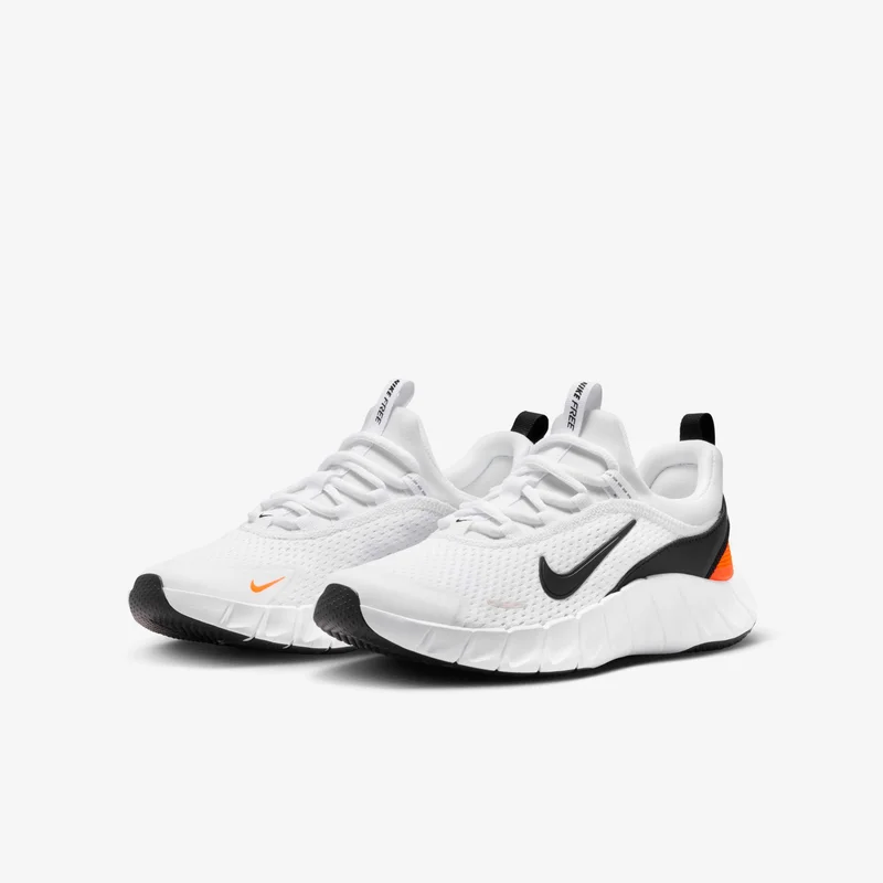 Nike White Kids' Free Ride Shoes  | Best Price UAE