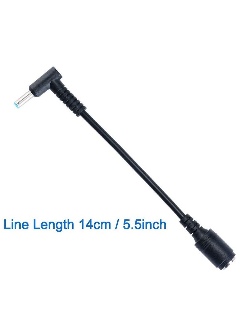 إن تك NTECH 2-Pack Connector for HP Charger / Adaptor Tip (7.4x5.0mm to 4.5x3.0mm) Tip Converter HP Stream Specter / Pavilion / Envy / Elite-book / Split / Chromebook Power Cord - أسود - Image 5