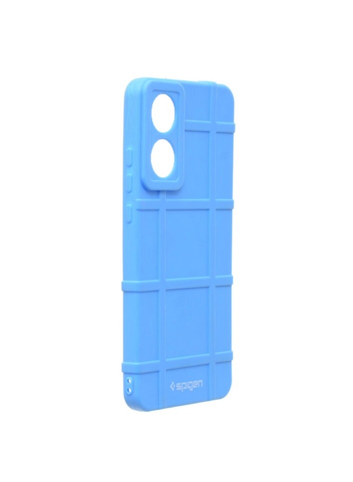 Spigen Silicone Back Phone Protection Cover For Oppo A78 - Blue - Image 2