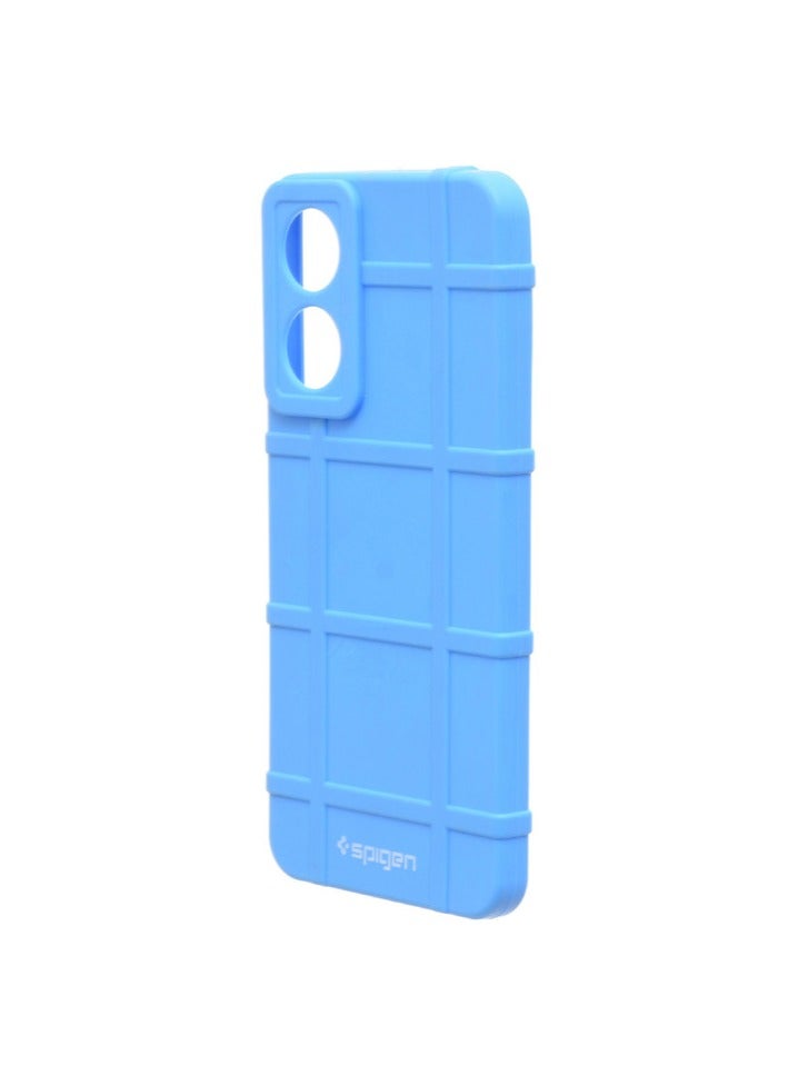 Spigen Silicone Back Phone Protection Cover For Oppo A78 - Blue - Image 3