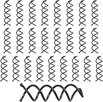 MAXQUU 25 Pieces Of Spiral Design Hair Clips Hair Accessories Spiral Pins Rotating Hair Clips Diy Hairpins Suitable For Various Hair Styles - Image 1