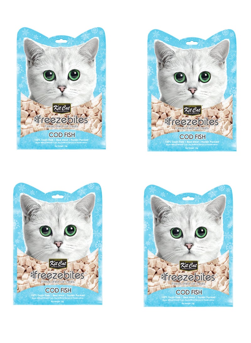 Kit Cat Freezebites Cod Fish 15g - 4 piece - Image 1