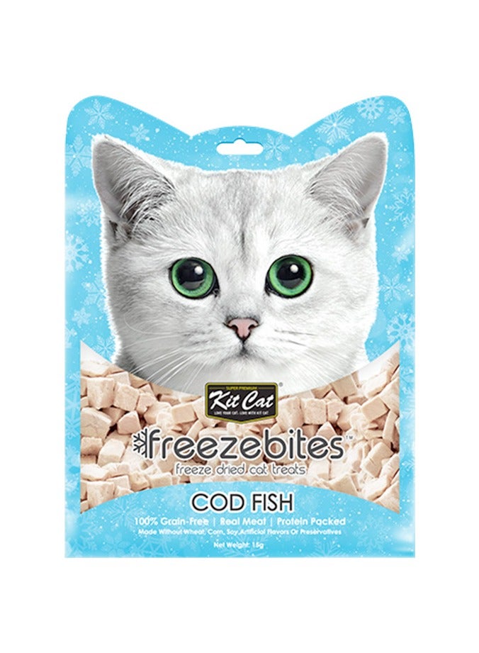 Kit Cat Freezebites Cod Fish 15g - 4 piece - Image 2