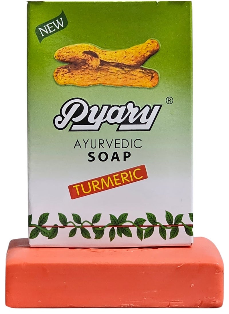 Pyary Turmeric Ayurvedic Soap 75 Grams  - Image 1