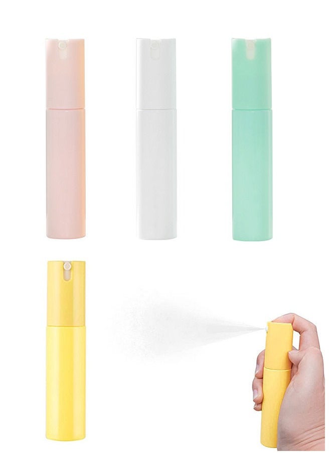Depend 4PCS Travel Perfume Atomizer Refillable, Mini Cologne Spray Bottle Empty, Small Aftershave Portable Sprayer for Liquid Dispenser 30ml (Four Colors, White Yellow Pink Green)  - Image 1