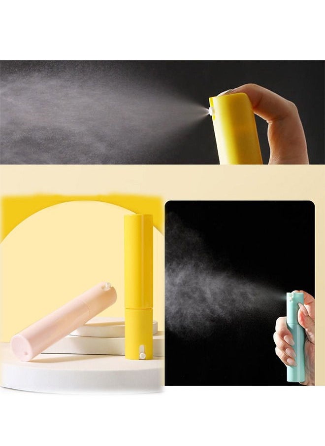 Depend 4PCS Travel Perfume Atomizer Refillable, Mini Cologne Spray Bottle Empty, Small Aftershave Portable Sprayer for Liquid Dispenser 30ml (Four Colors, White Yellow Pink Green)  - Image 3