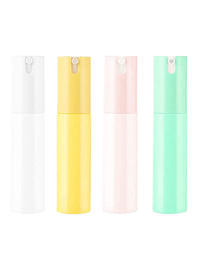 Depend 4PCS Travel Perfume Atomizer Refillable, Mini Cologne Spray Bottle Empty, Small Aftershave Portable Sprayer for Liquid Dispenser 30ml (Four Colors, White Yellow Pink Green)  - Image 2