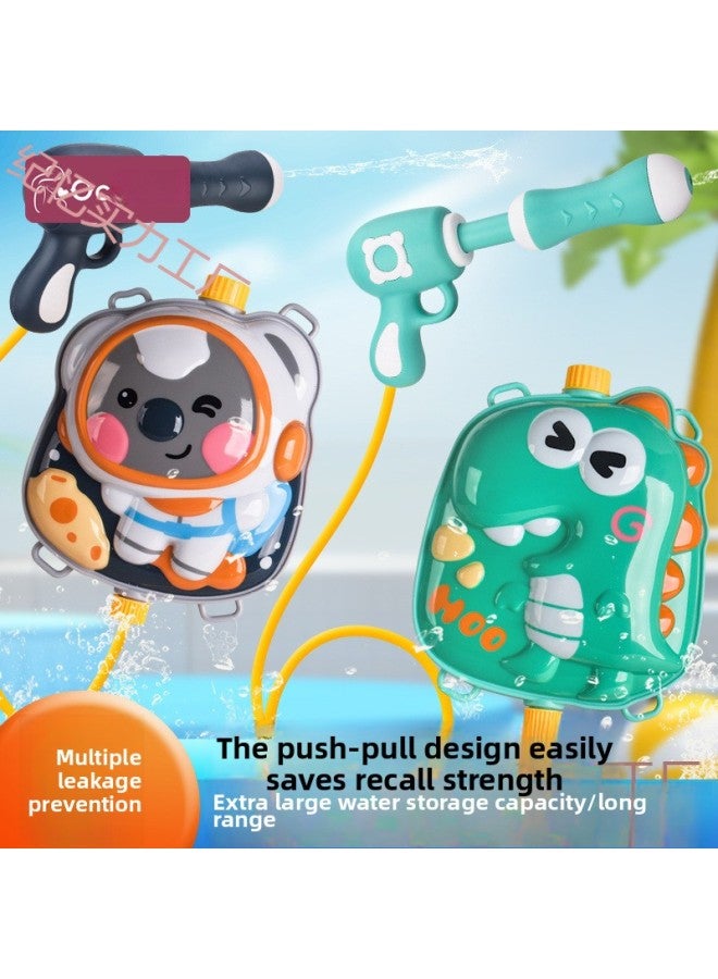 Children's Fishing Toy Kindergarten-Summer Large Capacity Backpack Strong Range Long Leak-proof Pull-out Water Gun-Color:Sweetheart Princess 【2500ml + Free Strap】-Specifications:【multiple Leak-proof - Image 2