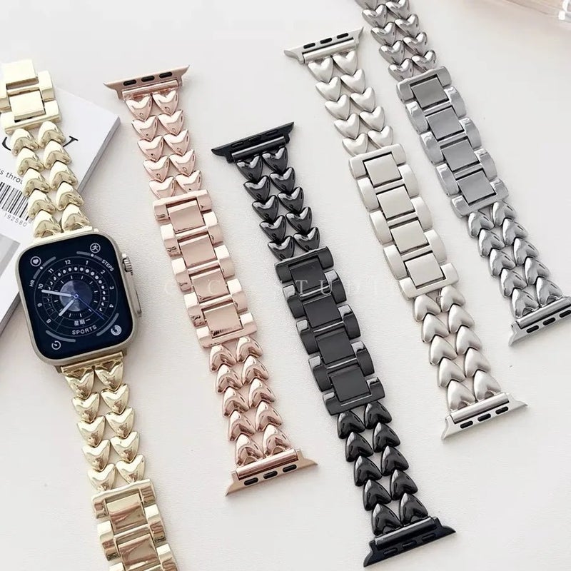 Bluejw Replacement Stainless Steel Watch Bands for Apple Watch Series 9 8 7 6 5 4 3 2 1 – Durable Metal Strap to Replace the Watch Strap, Compatible with All Sizes - Image 3