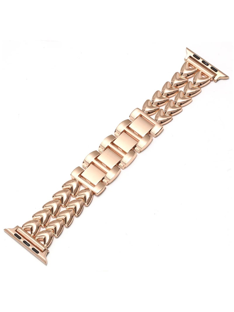 Bluejw Replacement Stainless Steel Watch Bands for Apple Watch Series 9 8 7 6 5 4 3 2 1 – Durable Metal Strap to Replace the Watch Strap, Compatible with All Sizes - Image 1