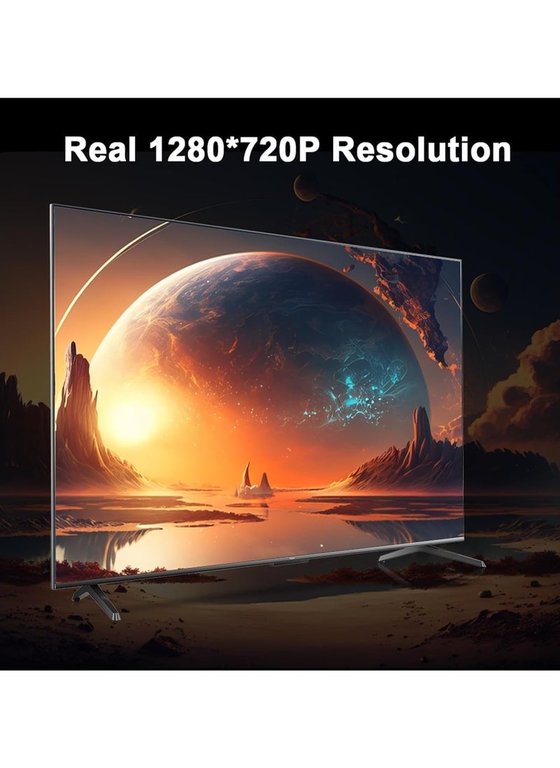 Shopit - Game Projector 2 in 1 Professional Chip, Portable Projector With Wireless Controller Gamepad, 5G WiFi BT 5.0 Support 130-inch screen 180° Rotation Hi-Fi Speaker - Image 1