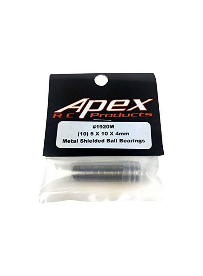 Apex RC Products 10 Pack 5x10x4mm Metal Shielded Ball Bearings MR105ZZ - Apex RC Products #1920M  - Image 4