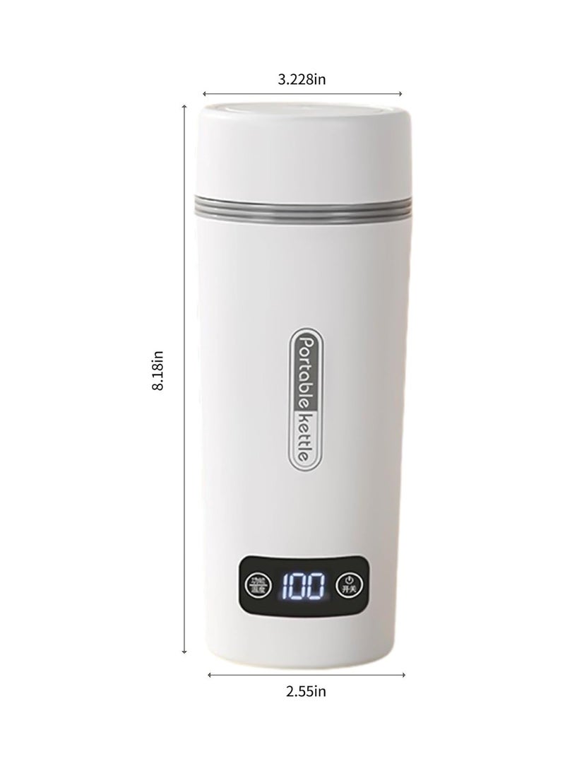 عام غلاية صغيرة للسفر، غلاية كهربائية صغيرة للسفر والعمل، غلاية محمولة مزودة بأربعة عناصر تحكم في درجة الحرارة، 304 من الفولاذ المقاوم للصدأ - Image 2