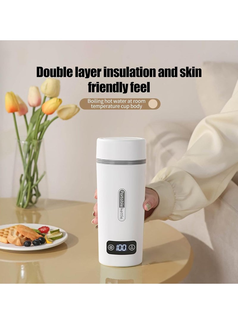 عام غلاية صغيرة للسفر، غلاية كهربائية صغيرة للسفر والعمل، غلاية محمولة مزودة بأربعة عناصر تحكم في درجة الحرارة، 304 من الفولاذ المقاوم للصدأ - Image 3