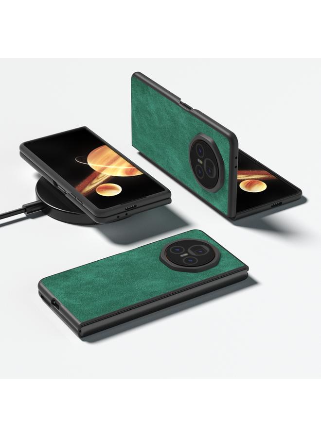 اس-توب جراب لهاتف Honor Magic V3 مصنوع من جلد البولي يوريثان وحافة سوداء - Image 2