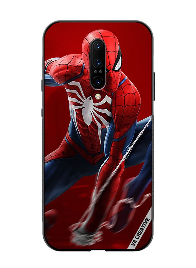 VR CREATIVE Protective Case Cover For OnePlus 7 Pro Spiderman Design Multicolour - Image 1