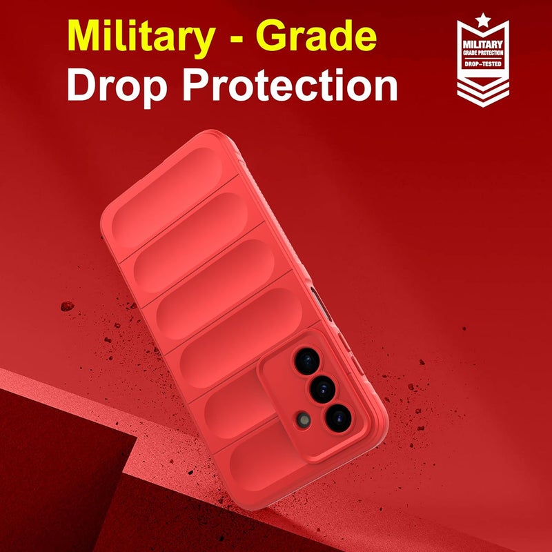 ZAPCASE Back Case Cover for Samsung Galaxy A17 5G | Liquid Silicon Magic Case with Camera Protection | Red - Image 5