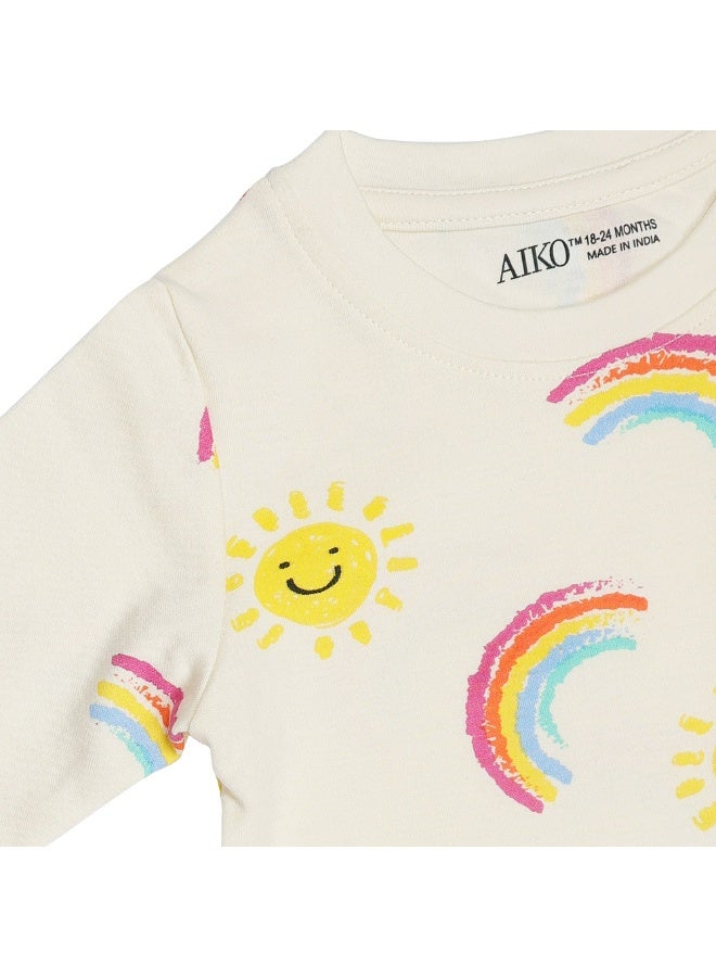 AIKO- Infant Cute Eternal Smiles Romper - Image 4