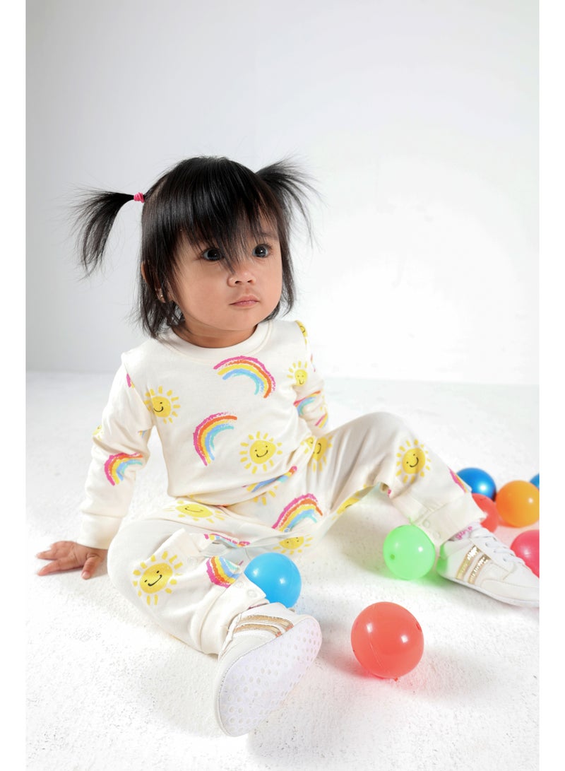 AIKO- Infant Cute Eternal Smiles Romper - Image 5