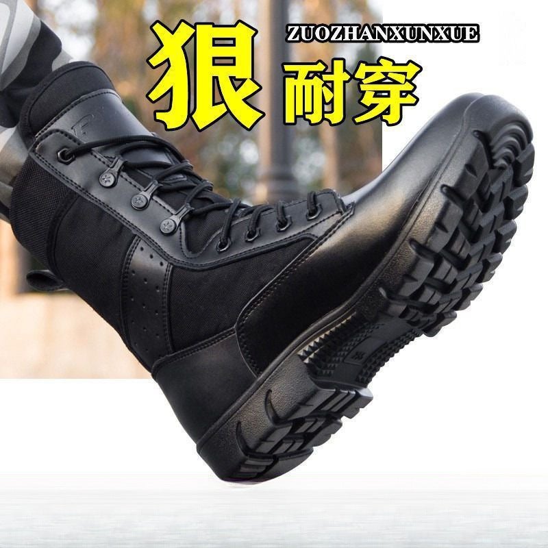 017 Combat Training Boots Summer Outdoor Breathable Physical Training Boots For Men And Women Mesh Wear-Resistant Military Training Outdoor Hiking Boots For Men - Image 3