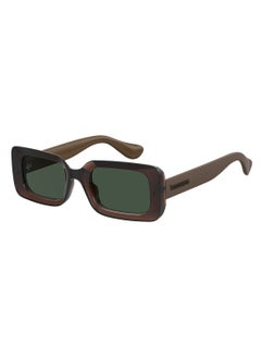 Women's UV Protection Rectangular Sunglasses - Sampa Brown 51 - Lens Size: 51 Mm