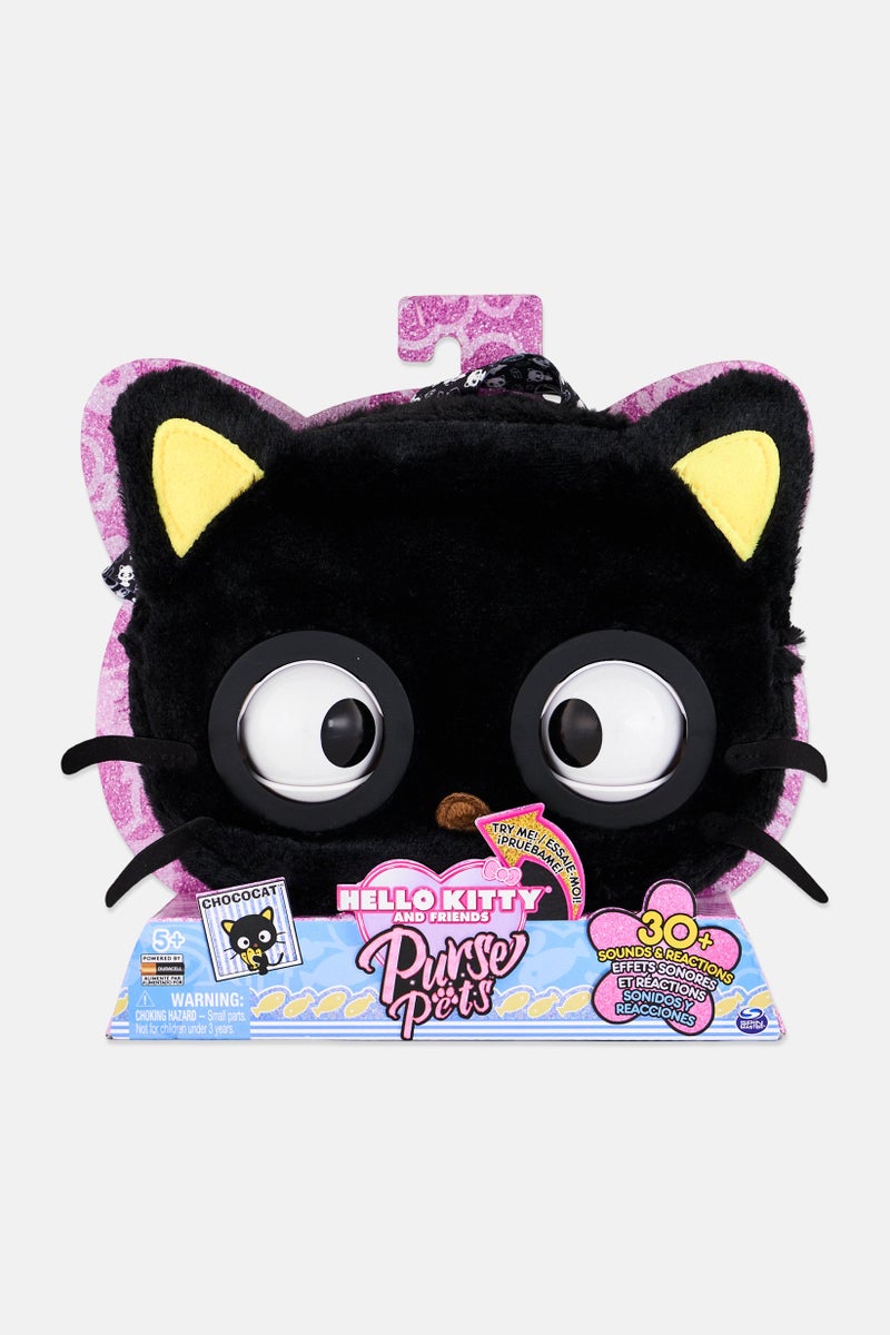 Toys For Less Hello Kitty And Friends Chococat Interactive Shoulder Bag With Sounds, Black - Image 1