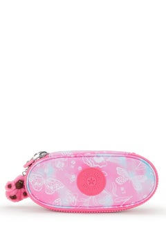 kipling Duobox Printed Medium Zipped Kids School Pen Case Garden Clouds  - Image 1
