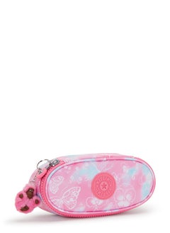kipling Duobox Printed Medium Zipped Kids School Pen Case Garden Clouds  - Image 3