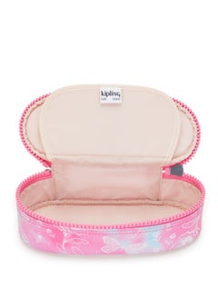 kipling Duobox Printed Medium Zipped Kids School Pen Case Garden Clouds  - Image 4
