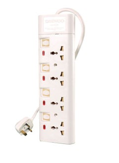 3-In-1 Power Extension Socket And Two Usb P