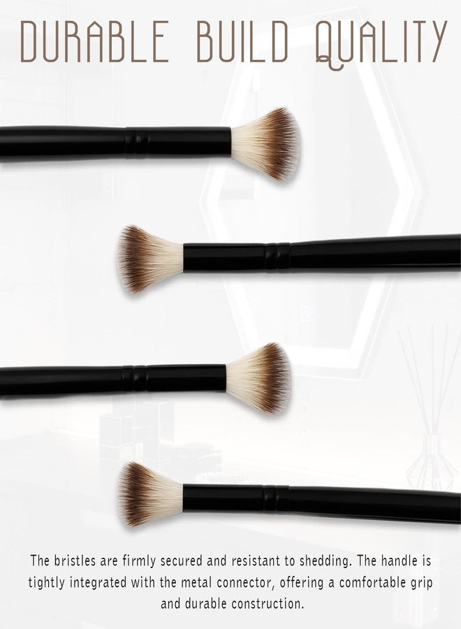 Brvlsoc Eyelash Shampoo & Cleansing Brush Set – Fluffy Lash Extension Cleaning Brushes for Makeup, Eyeshadow & Contouring, Soft Synthetic Bristles, Durable Handle - Image 4