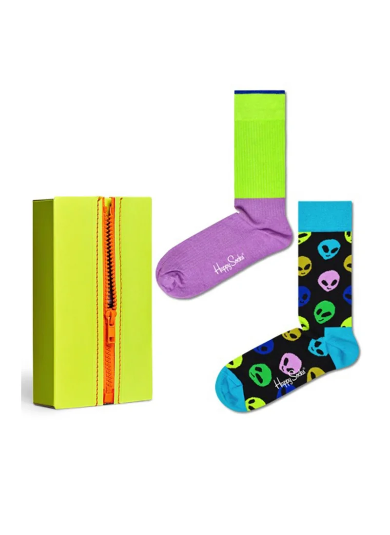 Happy Socks 2-PACK ZIP ME UP SOCKS GIFT SET