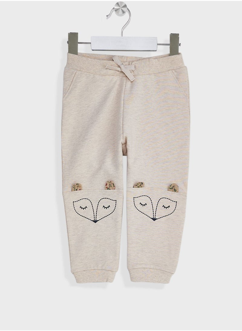 NAME IT - Kids Fox Print Sweatpants - Image 1