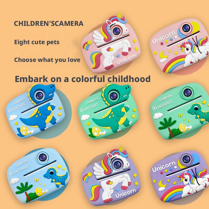 Portable Kids Instant Print Camera with Thermal Paper, HD Digital Camera for Students - Image 4