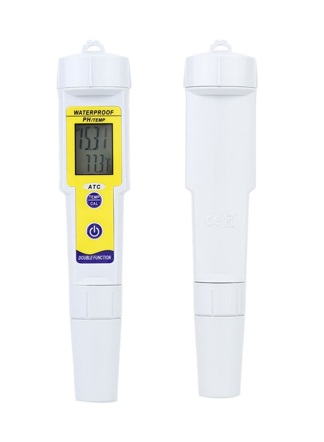Generic Waterproof pH Meter White/Yellow  - Image 2