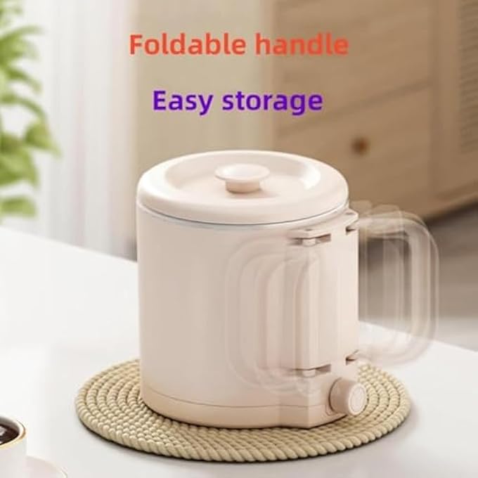 YelaJoy Electric Kettles  08L Portable Foldable Mini Travel Kettle 304 Stainless Steel Multifunctional Collapsible Electric Pot For Home  Travel Use - Image 3