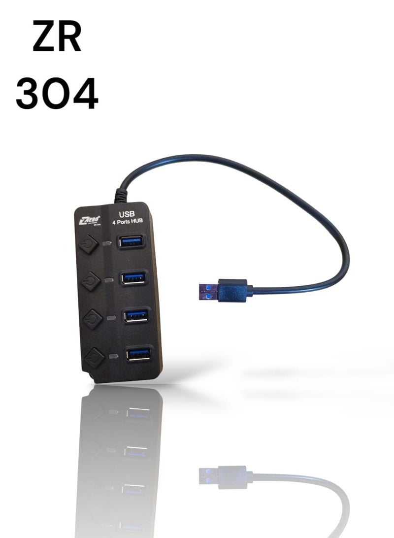 Zero USB Hub 4 Ports (2.0) ZR 304  - Image 1