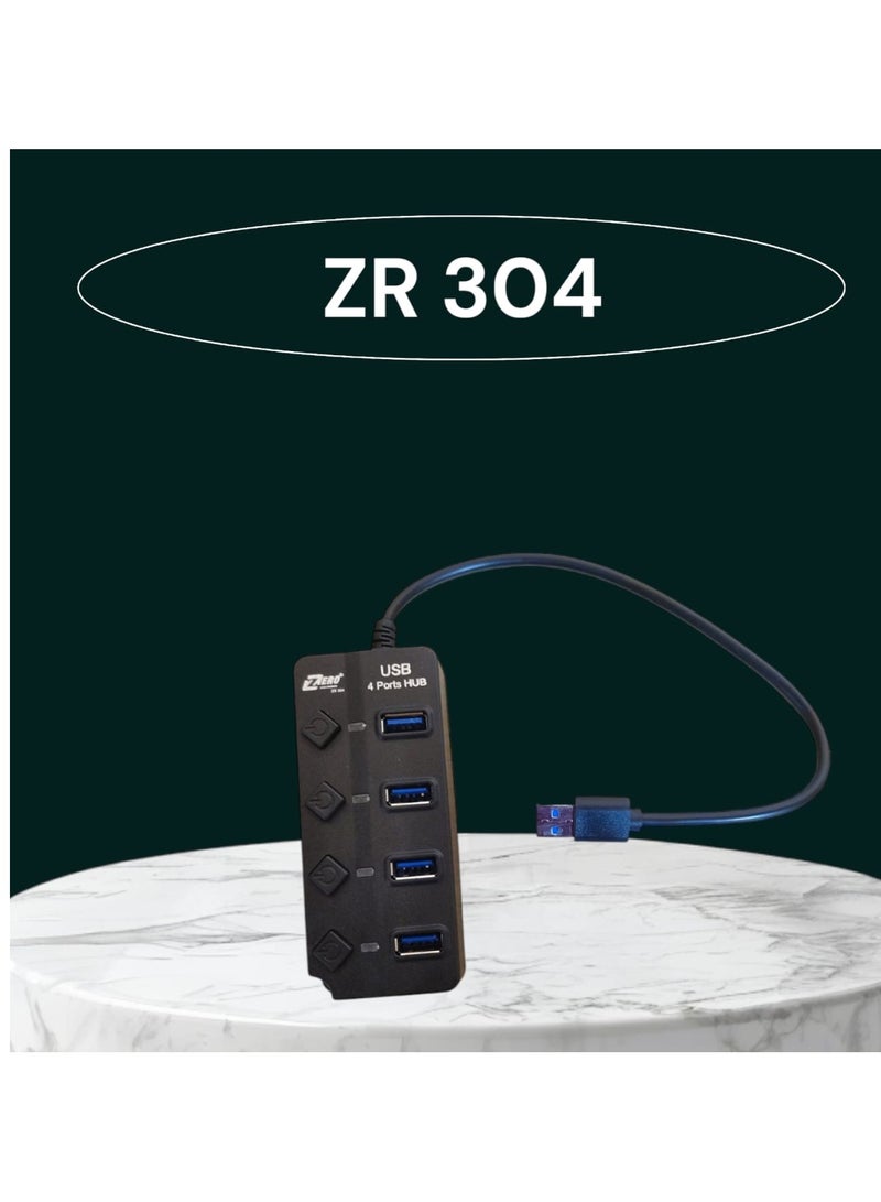 Zero USB Hub 4 Ports (2.0) ZR 304  - Image 3