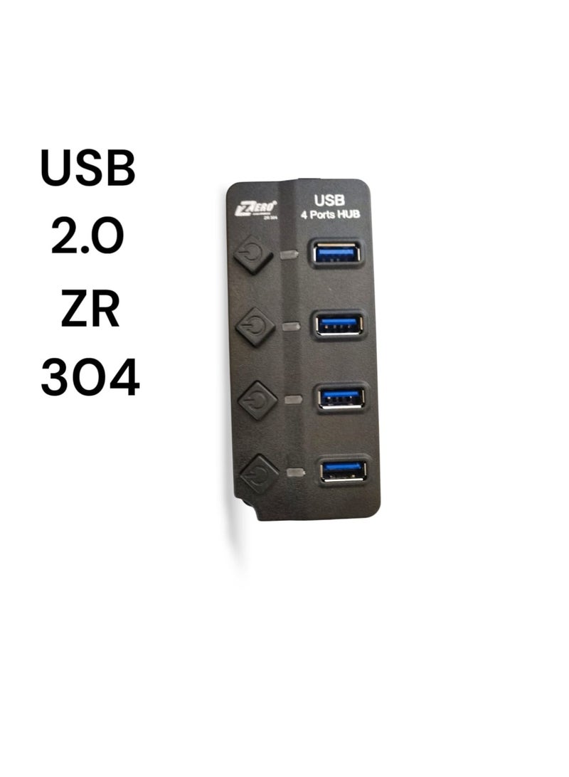 Zero USB Hub 4 Ports (2.0) ZR 304  - Image 2