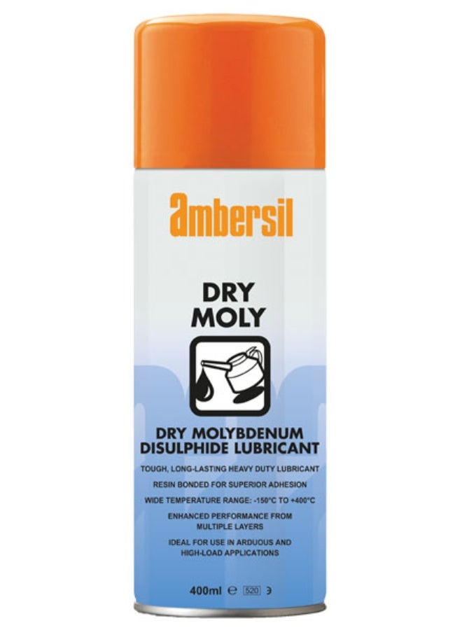 امبيرسيل AMBERSIL Dry Moly 400ML سبراي تشحيم سريع الجفاف للأحمال العالية - Image 1