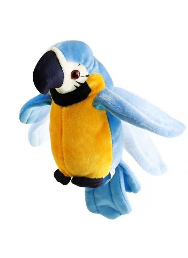 Houwsbaby - Houwsbaby Electronic Musical Talking Parrot Plush Toy Interactive Toy,Recording Stuffed Animal Repeat What You Say Shake Wings Macaw Record Bird Toy for Kid Girl Easter,9'' - Image 1