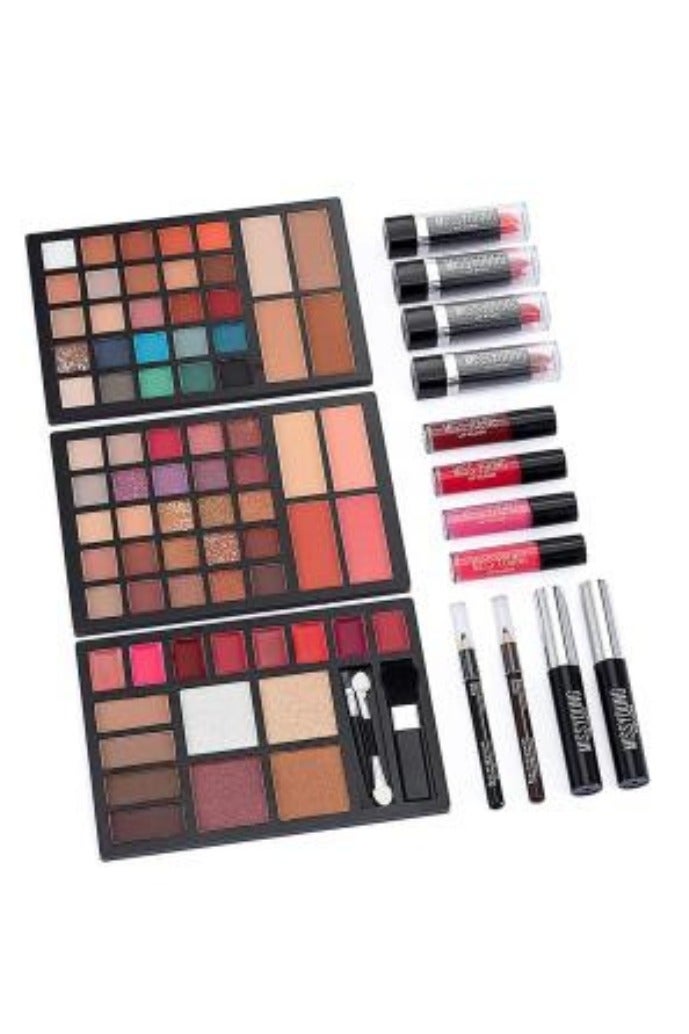 مش يونغ مجموعة المكياج الاحترافية للنساء مجموعة الهدايا الكاملة 28x18x17 سم - Image 2