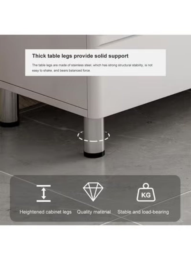 إن كي أكس خزانة تلفزيون بتصميم عصري مع رفوف تخزين - طاولة ترفيه أنيقة لغرفة المعيشة - Image 3