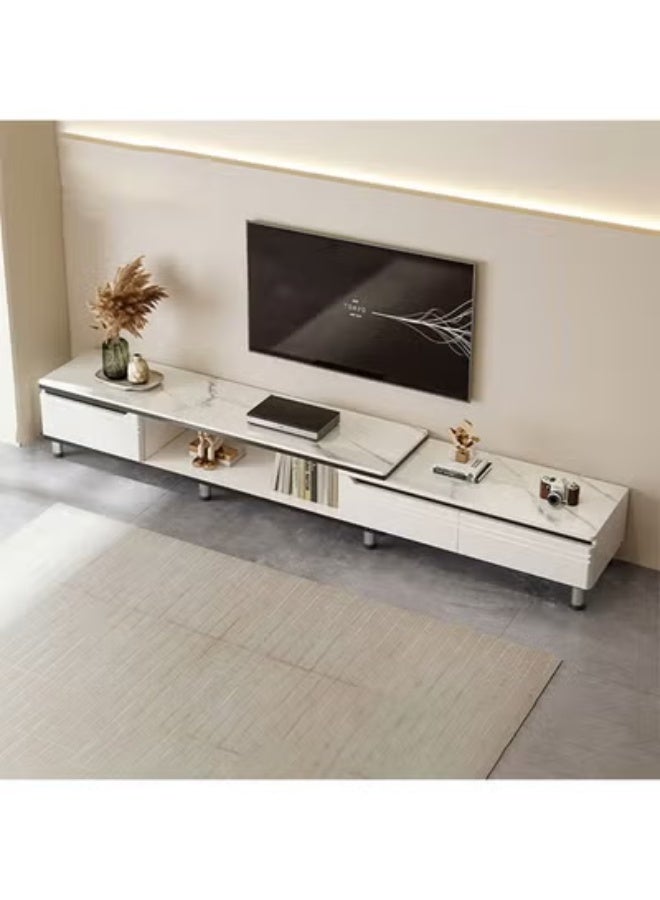 إن كي أكس خزانة تلفزيون بتصميم عصري مع رفوف تخزين - طاولة ترفيه أنيقة لغرفة المعيشة - Image 1