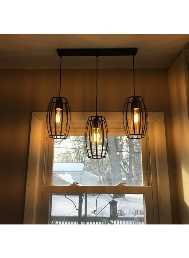 HUA QIANG WANG 6pcs E27 Edison Bulb, Amber Glass, LED Filament Bulb 4W ST64, Warm Light - Image 4