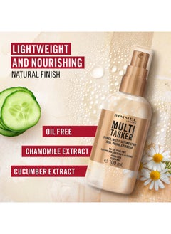 RIMMEL LONDON Multi-Tasker Primer, Mist & Setting Spray, 100 ml  - Image 3