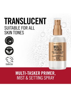RIMMEL LONDON Multi-Tasker Primer, Mist & Setting Spray, 100 ml  - Image 2