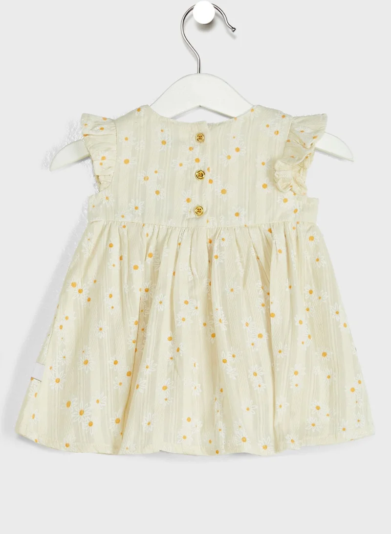 RIVER ISLAND Infant Textured Floral Dress