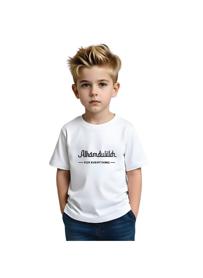 PRINTSHOP4ME Ramadan Printed Design Round Neck Cotton Boy Kids Tshirt Design 2 - Image 1