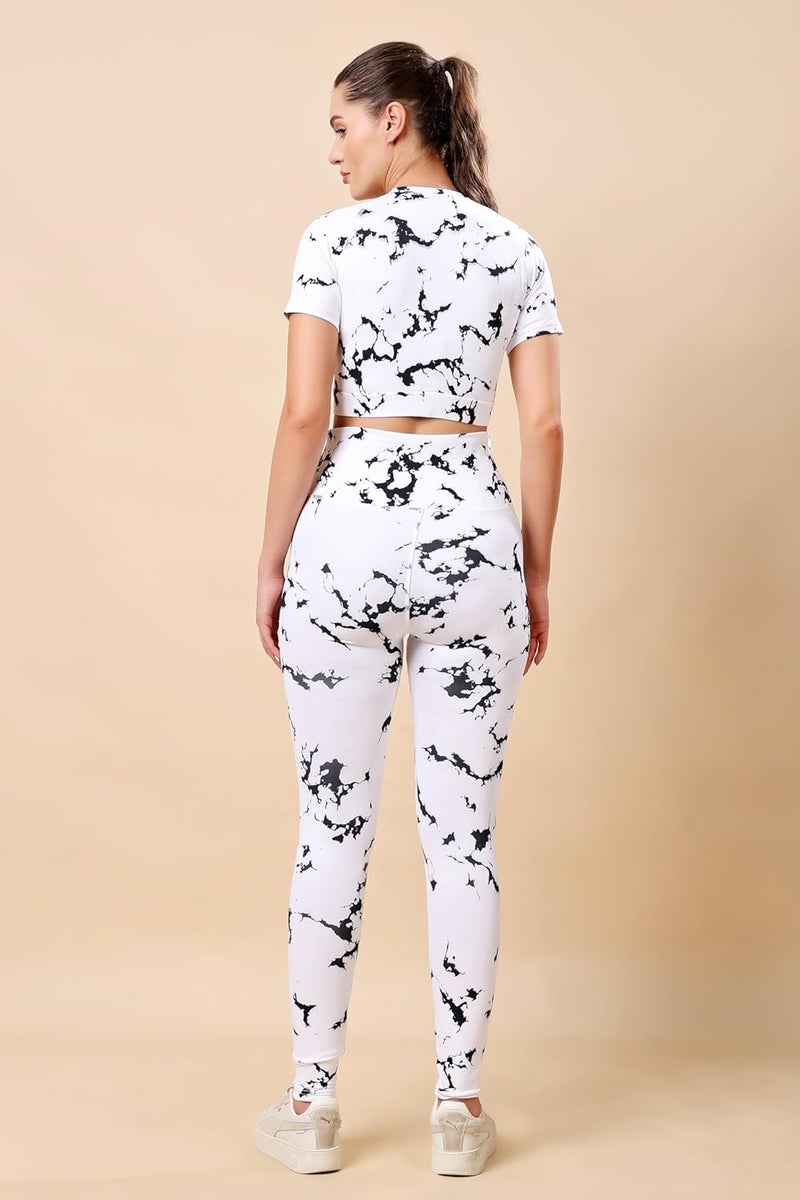 SSoShHub Store SSoShHub Premium High Waist Stretchable Gym Tights Leggings with Pockets for Women - Image 2